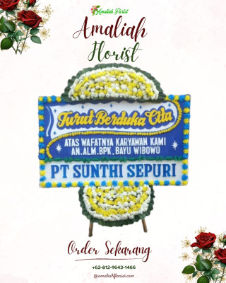 Papan Bunga Duka di Ranca Sanggal