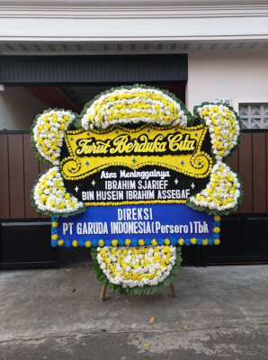 Papan Bunga Duka di Ranca Sanggal