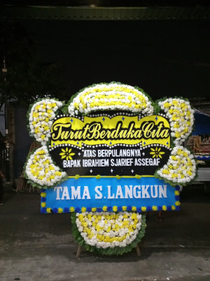 Papan Bunga Duka di Ranca Sanggal