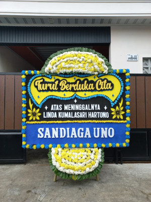 Papan Bunga Duka di Ranca Sanggal